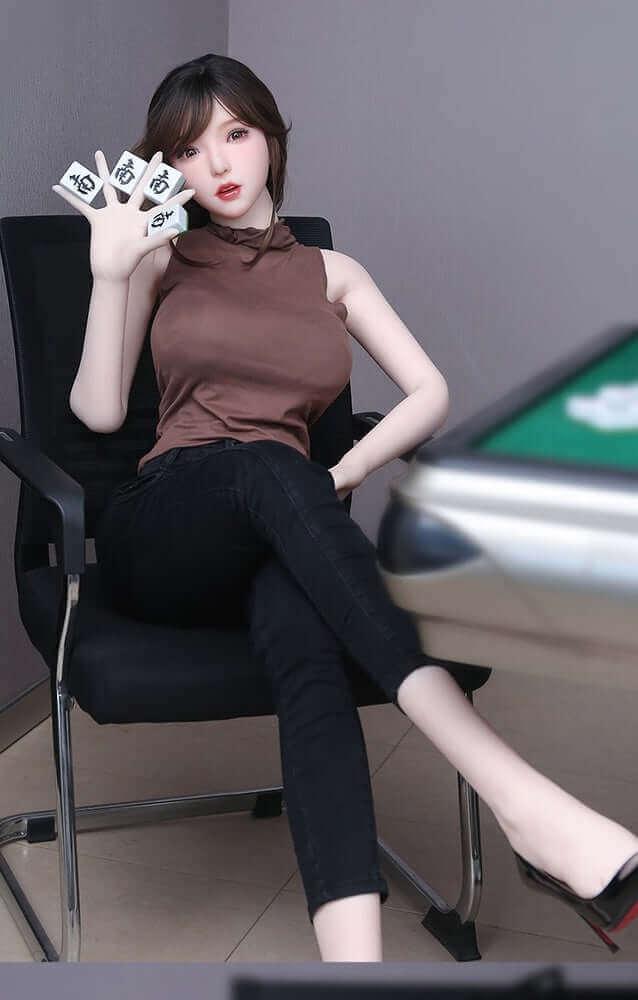 163cm Melinda 1:1 Scale Silicone/TPE Large Breast Sex Doll