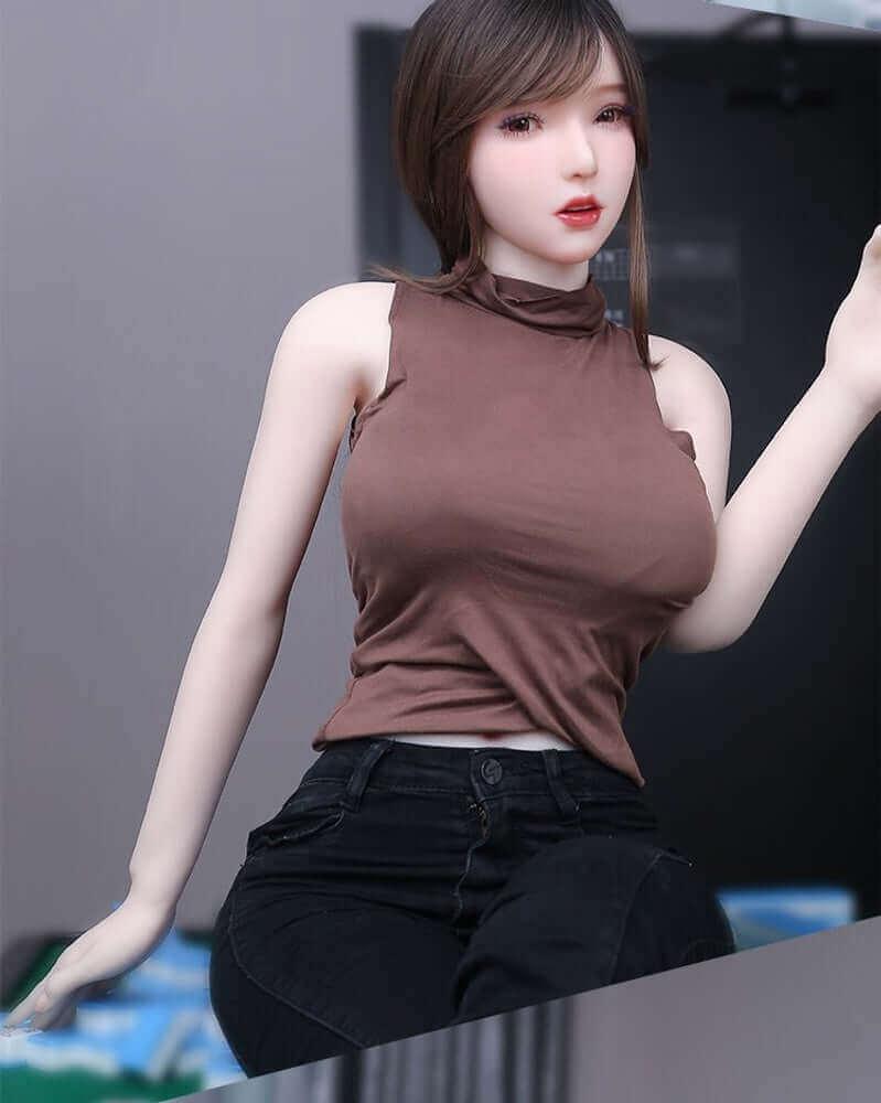 163cm Melinda 1:1 Scale Silicone/TPE Large Breast Sex Doll