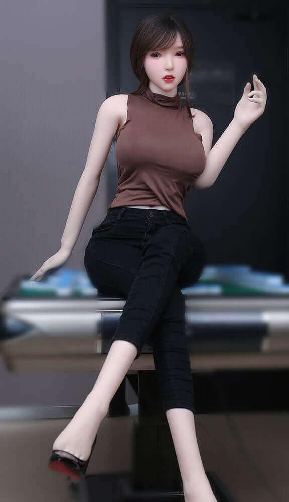 163cm Melinda 1:1 Scale Silicone/TPE Large Breast Sex Doll