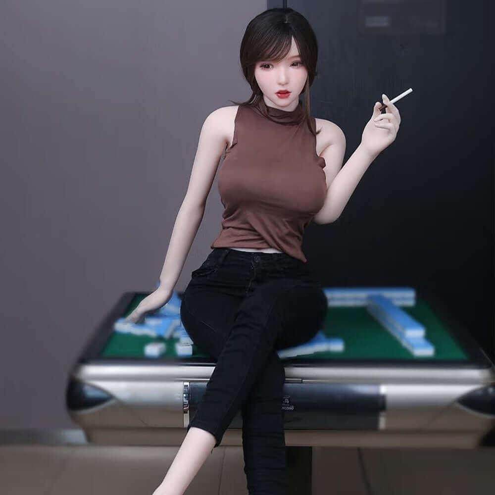 163cm Melinda 1:1 Scale Silicone/TPE Large Breast Sex Doll
