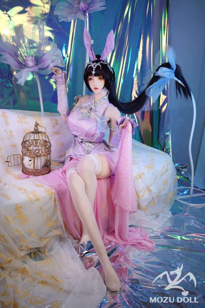 163cm Rabbit 1:1 Scale Silicone/TPE Large Breast Sex Doll