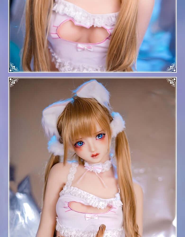 145cm White 1:1 Scale Silicone/TPE Large Breast Sex Doll