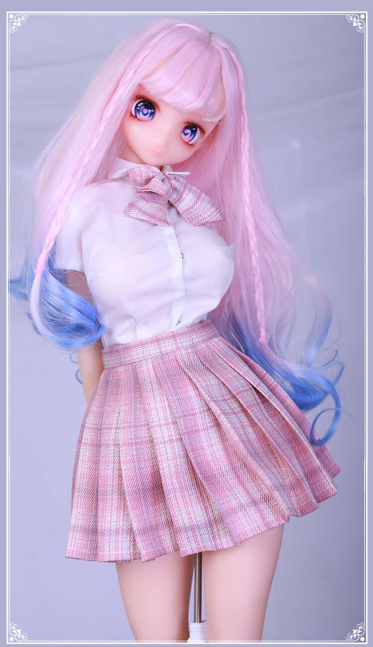 60cm Peach Action Figures Doll(Wig)