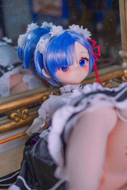 123cm Rem 1:2 Scale Re:Zero Series Silicone/TPE Small Breast Action Figure Doll