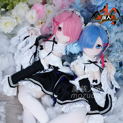 85cm Rem &amp; Ram Anime Action Figures Doll