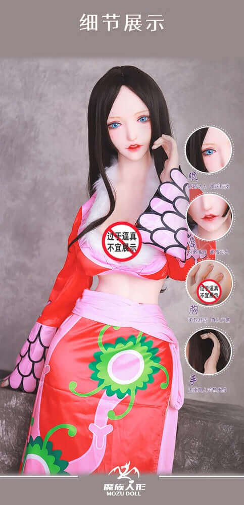 163cm Boa Hancock 1:1 Scale Silicone/TPE Large Breast Sex Doll