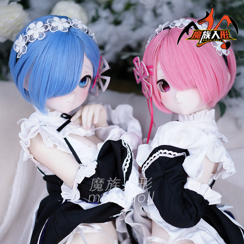 85cm Rem &amp; Ram Anime Action Figures Doll