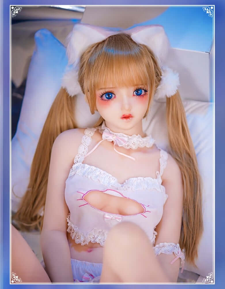145cm White 1:1 Scale Silicone/TPE Large Breast Sex Doll