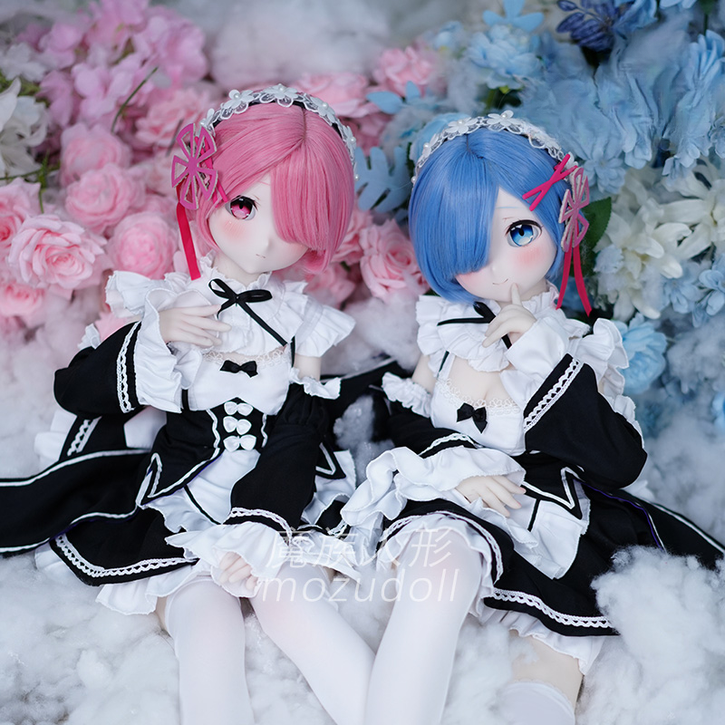 85cm Rem &amp; Ram Anime Action Figures Doll